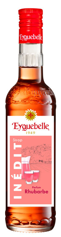 Sirop Inédit Parfum Rhubarbe Eyguebelle