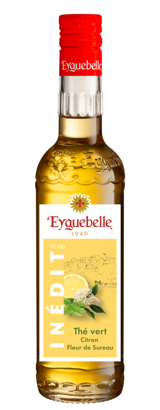 Eyguebelle Green Tea, Lemon and Elderflower Inédit Syrup