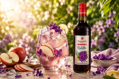 Mocktail Pomme Violette : la recette florale et rafraîchissante