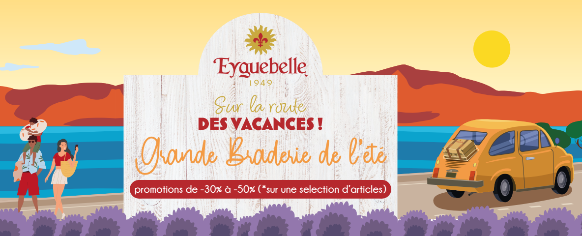 Grande Braderie au Domaine Eyguebelle du 29 mai au 1er juin 2025