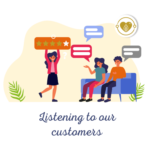 Listening to our customers
